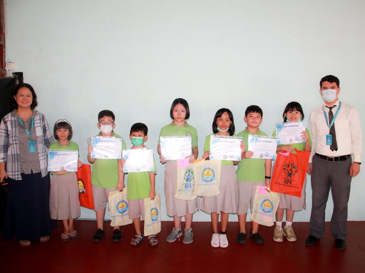 The winners of Intra-school art competition